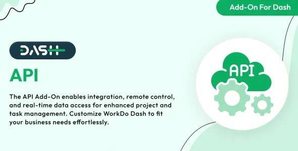 API – Dash SaaS Add-On