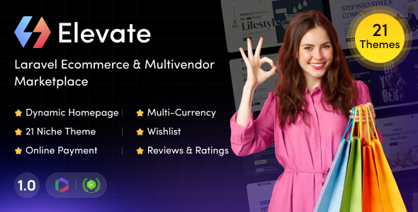 Elevate - Laravel Ecommerce Multivendor Marketplace