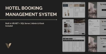 Hotel Booking Management System with Kiosk – VB.NET + SQL Server