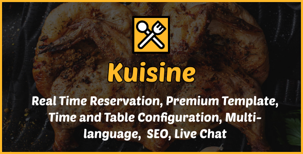 Kuisine - Restaurant Table Booking Menu Management