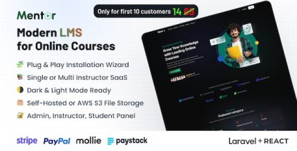 Mentor LMS - Learning Management System