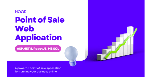 Noor - Point of Sale: Advanced POS with Inventory Order Tracking - ASP.NET Core 8 React JS