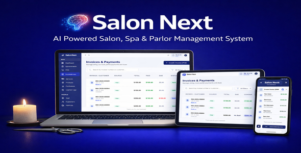 Salon Next – AI Powered Salon, Spa Parlor Management System